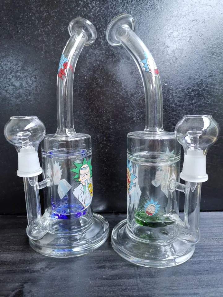 Riciclatore di vetro bong tornado bong tubi dell'acqua tubo dell'acqua unico inebriante dab rig narghilè con cupola unghie vendita cheechshop