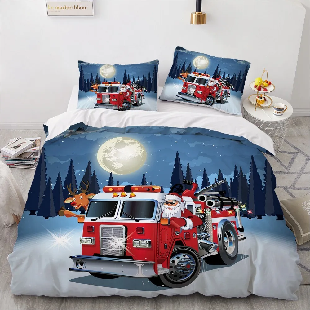 3d Christmas Design Comporter Case duvet täcke täckning sängkläder set dubbel kung drottning dubbel enstorlek hemtextil 210319247f