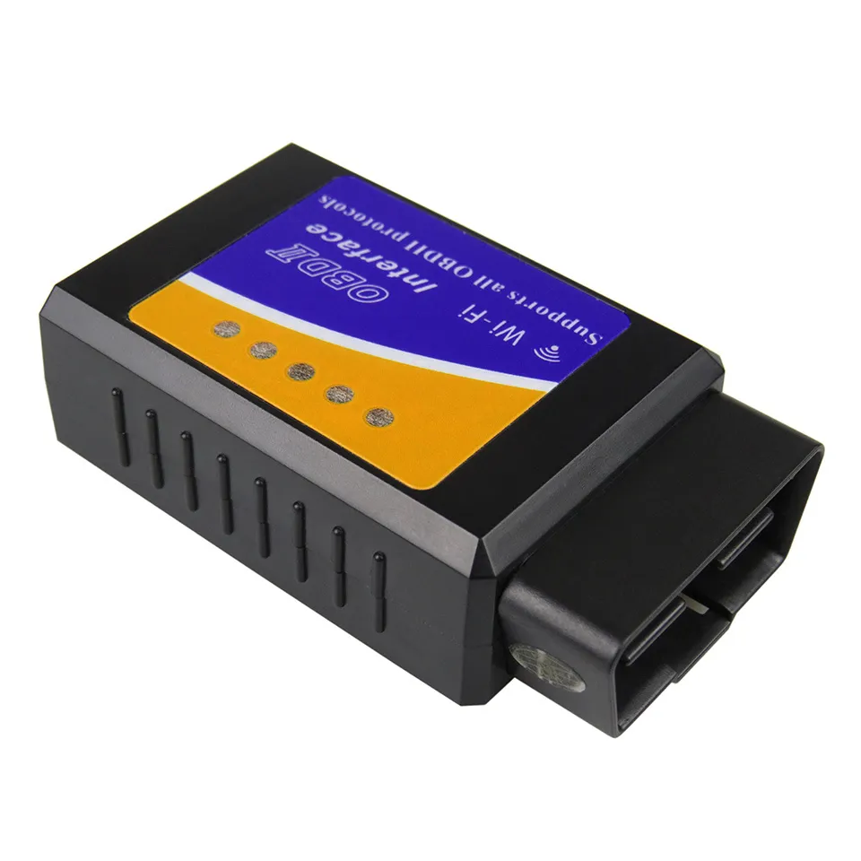 Elm327 v1.5 Wifi OBD2 Scanner för Android Ios OBDII Wi Fi Elm 327 V 1.5 OBD 2 Kodläsare för bil Elm-327 Auto Diagnostic Tools