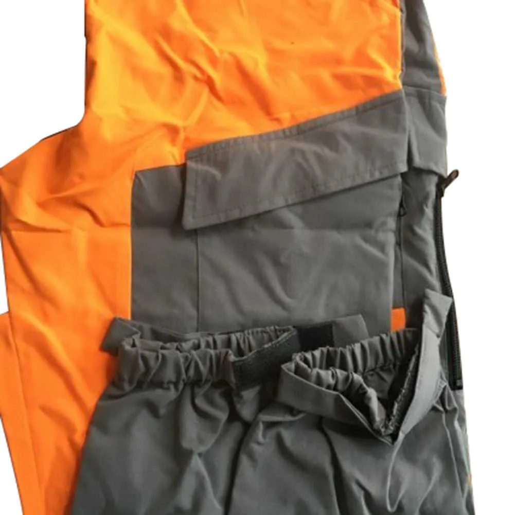 Men Fashion Color Block Multi Pockets Sports Long Cargo Pants Work Trousers Men's Tactical Out Quick Dry 210715
