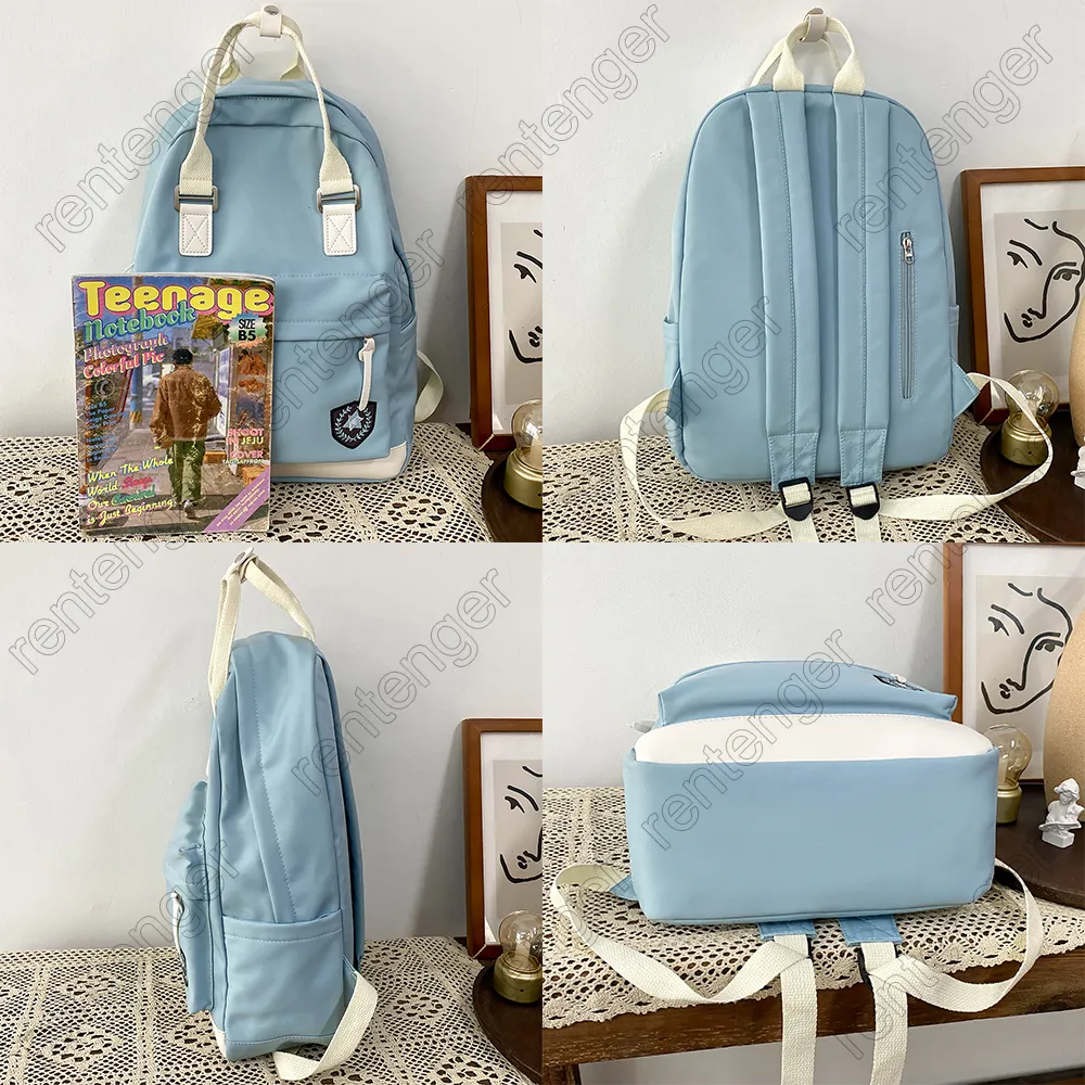 Plecak Nylon Lady Cute Girl Book Female School Bag College Student Women Kawaii Harajuku Wodoodporna Moda