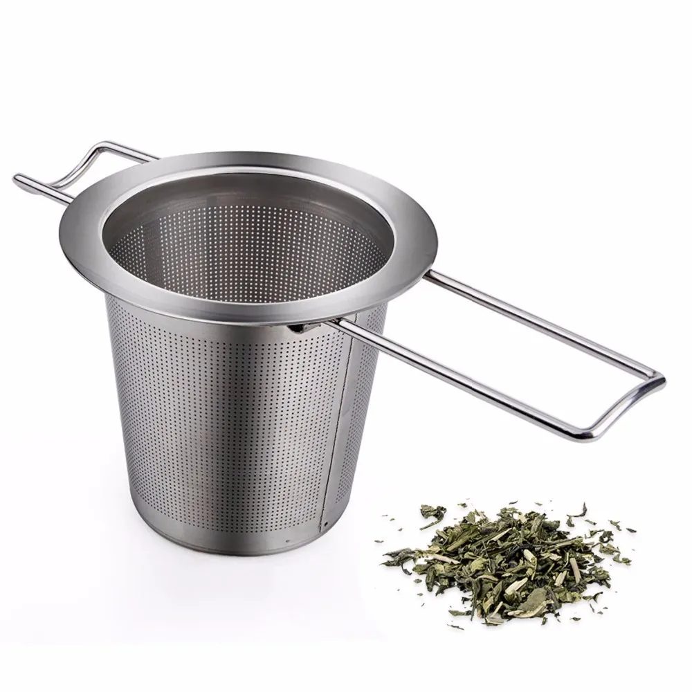 Nouveau infuseur à thé en maille passoire à thé réutilisable théière écologique en acier inoxydable filtre à thé en vrac Drinkware accessoires de cuisine 1496004