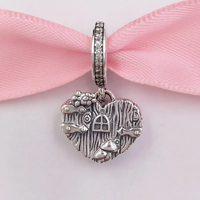 925 Sterling Silber Böhmisches Schmuckherstellungsset liefert Pandora Home Sweet Heart DIY-Charm-Mädchen-Armbänder für Frauen Teenager-Kette Haarperlen Halskette 798284CZ