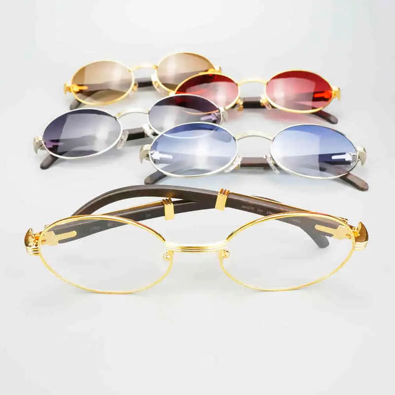 2024 Designer de luxo fora de designer de luxo Novos óculos de sol masculinos e femininos fora do vidro transparente de todos