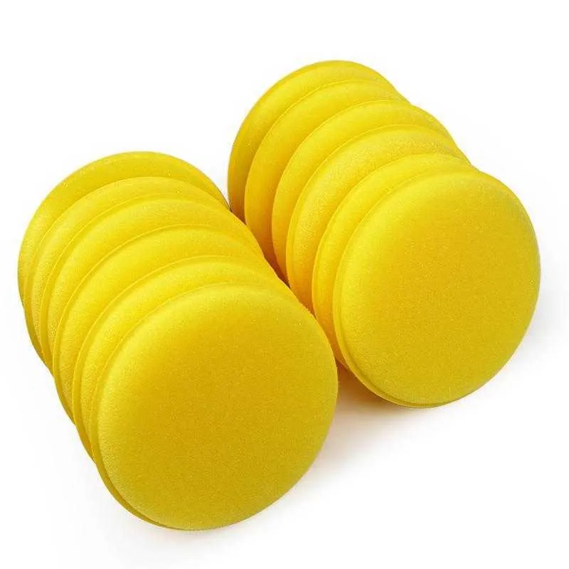 Set Car Wash Sponge Car Cleaning Care Tools Yellow Sponges Car Wax Polishing Washing Tools H sqcMrb