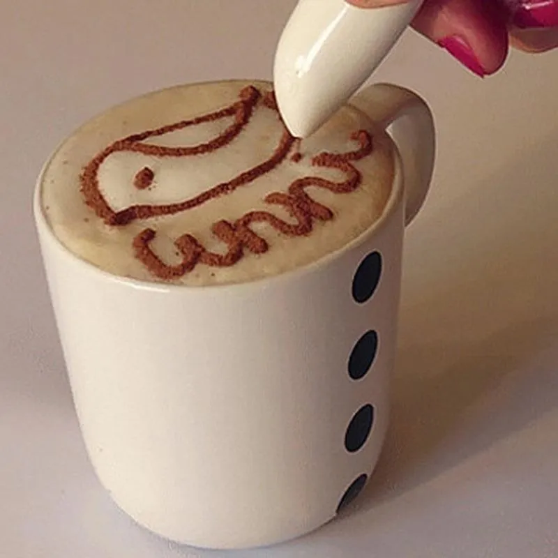Pişirme pasta aletleri yüksek kaliteli elektrikli kek çizim kalemi fare latte baharat dekorasyon sanat yaratıcı süslü kahve çubuk aracı 224v