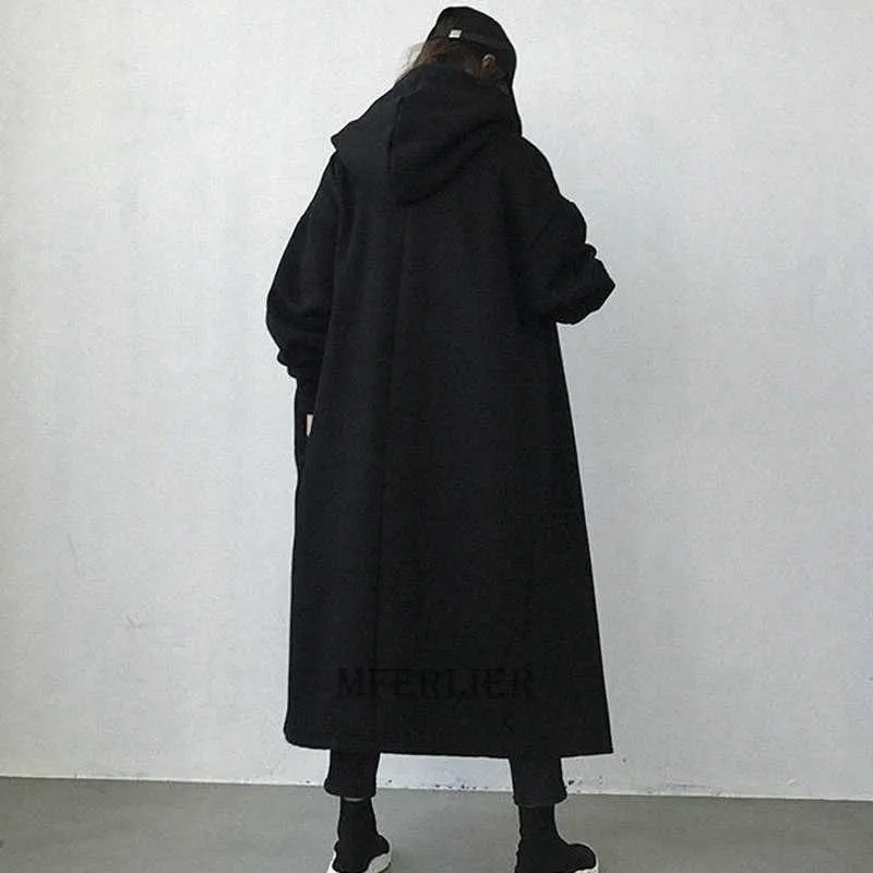 크기 6XL 150kg 여성 트렌치 코트 지퍼가없는 블랙 컬러 겨울 여성 양털 코트 오픈 스티치 숙녀 캐주얼 스트리트웨어 210914