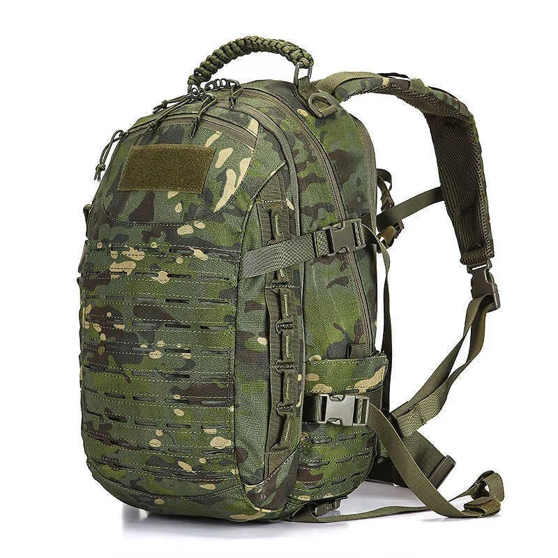 ANTARCTIQUE Multicam Camouflage 25L Militaire Tactique Assaut Sacs À Dos Armée Molle Sac À Dos Randonnée Camping Chasse Sac Étanche Y0721