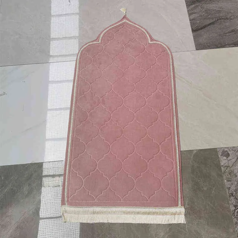 Tapis de prière musulman, tapis de prière islamique, cadeau de l'aïd Ramadan, cadeau de fête des mères musulmanes, 211204290L