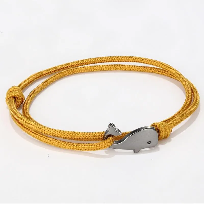 Tennis 2021 Bohême Paracord Bracelets pour hommes Femmes Réglable Facile Crochet Baleine Animal Braslet Camping Charme Braclet Homme Accesso280S