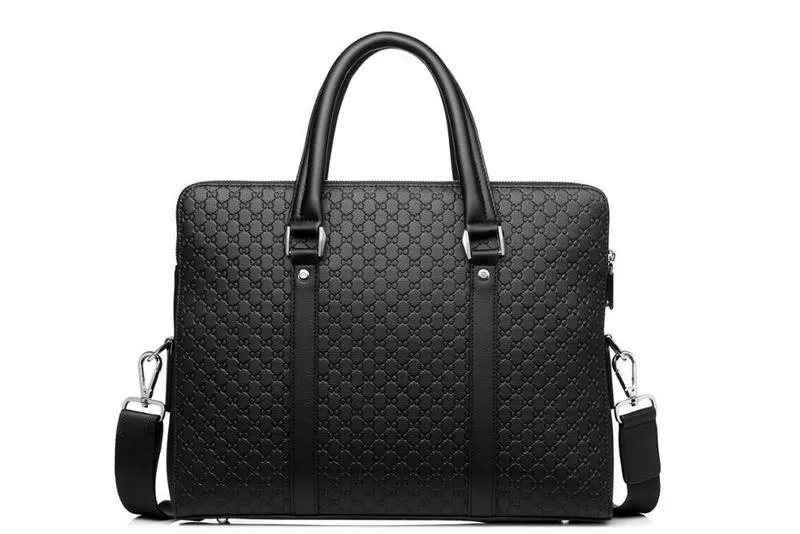 メンズブリーフケースファッションショルダーバッグ14インチラップトップ大容量男性ビジネスハンドバッグ旅行220222272y