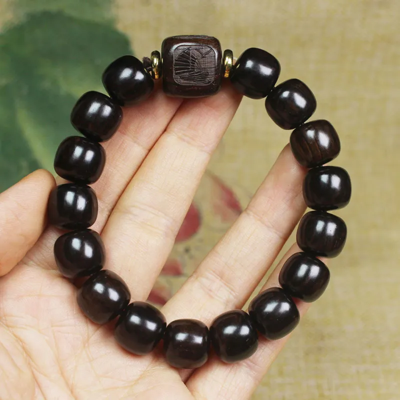 Ebony old bead go smoothly prayer beads rosary fashion men's and women's bracelets whole