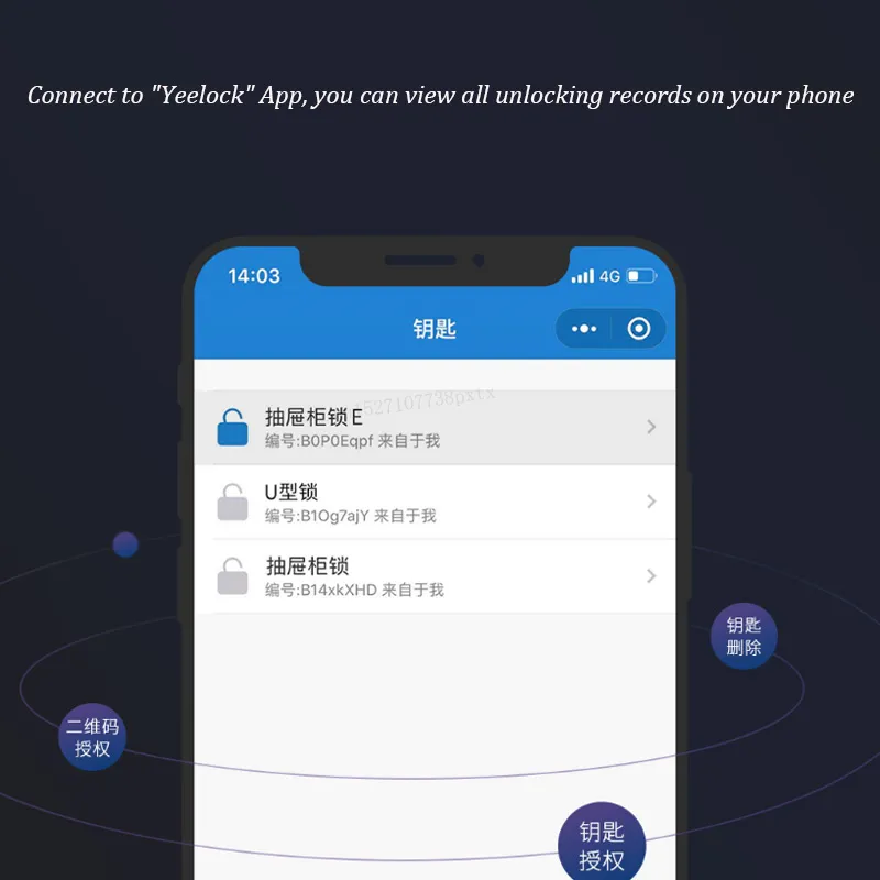 Xiaomi mi yeelock controle remoto inteligente gaveta armário bloqueio keyless bluetooth yl app desbloquear antifurto arquivo de segurança infantil security3633950