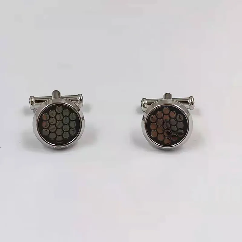 Fashionable Custom Ties Football Pattern Setting High Quality Copper Material Made Fancy Cufflinks283c