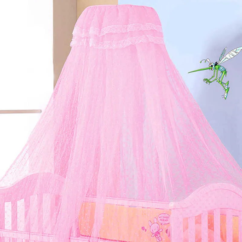 Summer for Kids Anti-insect Mosquito ting Breathable Crib Net Elegant Baby Canopy Bed Curtains
