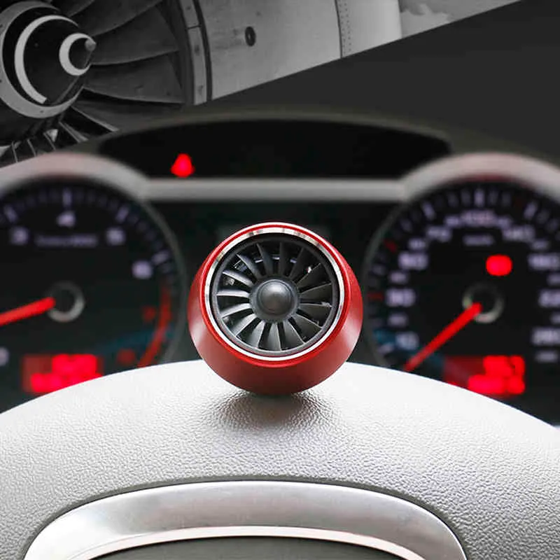 Creative Fan Air Freshener Vent Clip Luxury Perfume Refill Metal Auto Smell The Car Vehicle Fragrance