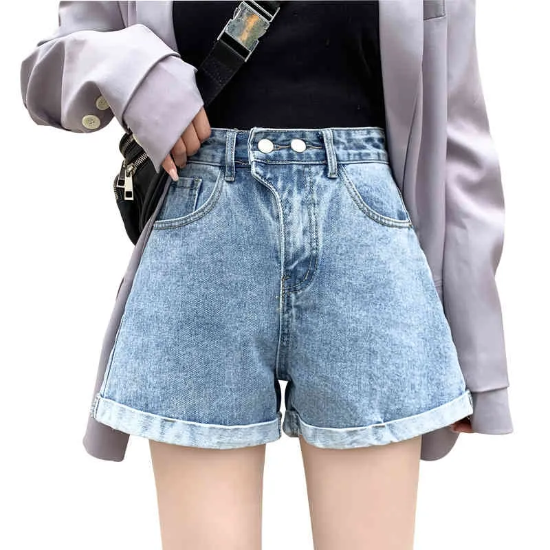 CAUUREUME SUMBRES BORDS LADIES CHORDS POUR LES FEMMES FEMMES DENIM Classic Vintage High Wide Ligne Wide Feme 9517 210506