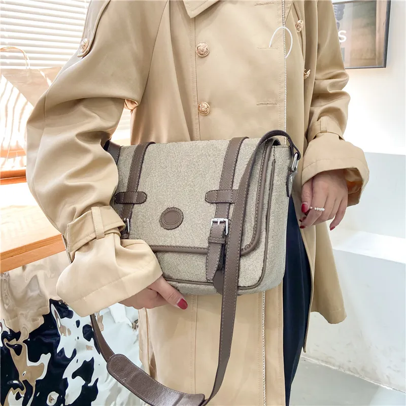 Najwyższej jakości designerka torba na kobiety torebki modowe płótno torby krzyżowe panie duże zdolności krzyżowe Portse263J