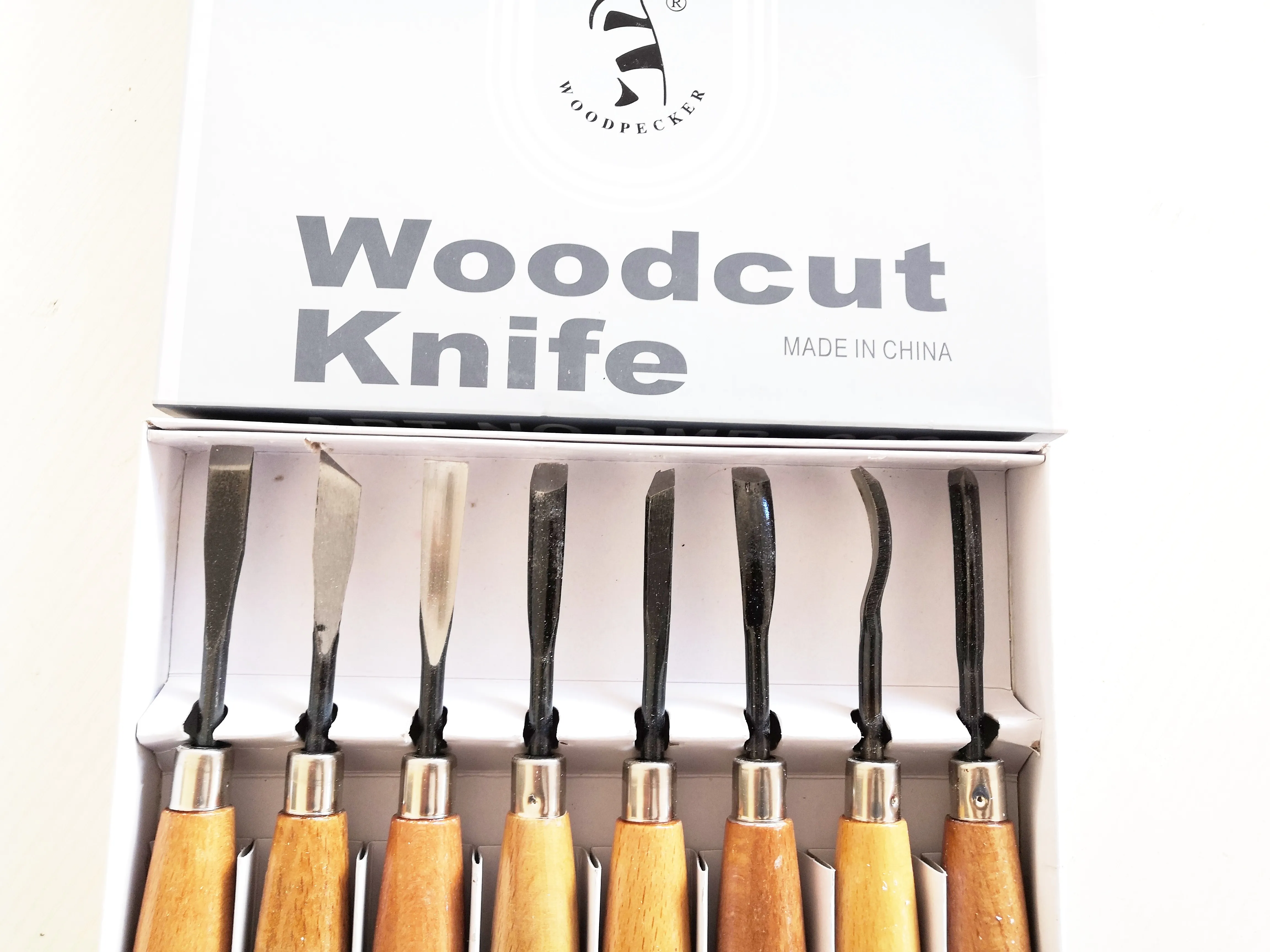 Knives de tallado de madera Juego de cinceles de carpintero de carpintería Herramientas3175