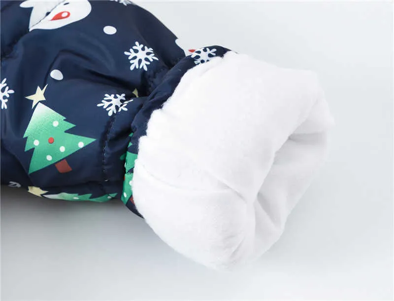 Black Friday Big Discount Garçons Filles Veste d'hiver en coton pour bébé avec capuche à manches longues de Noël en duvet de canard Vêtements du Nouvel An H0909