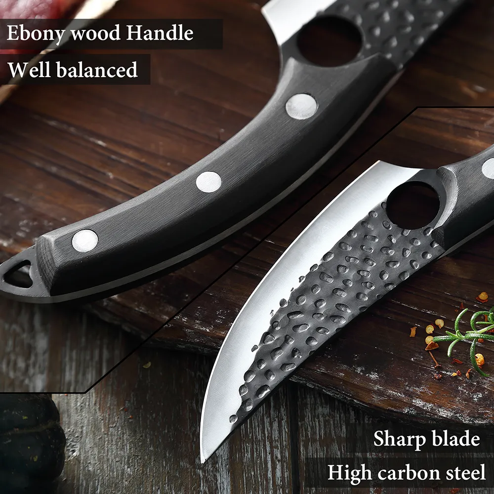 XITUO Keuken Chef LNIFE High Carbon Rvs Handgemaakte Scherpe Uitbenen LNIFE Vissen LNIFE Cutter Slager Knives322H