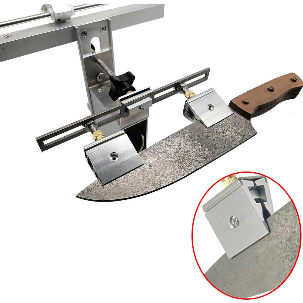 Ankomst KME Professionell Kniv Sharpener Slipsystem 360 Degree Flip Long Kniv Clip med Diamond Whetstone 210615
