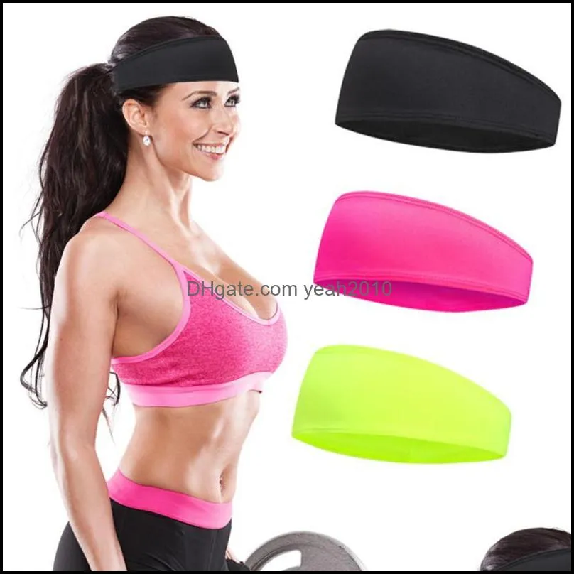 Men Women Sweat Absorbing Jogging Gym Ultra Thin Sports Headband Yoga Workout No Slip Hiking Cycling Breathable Multipurpose Sweatband