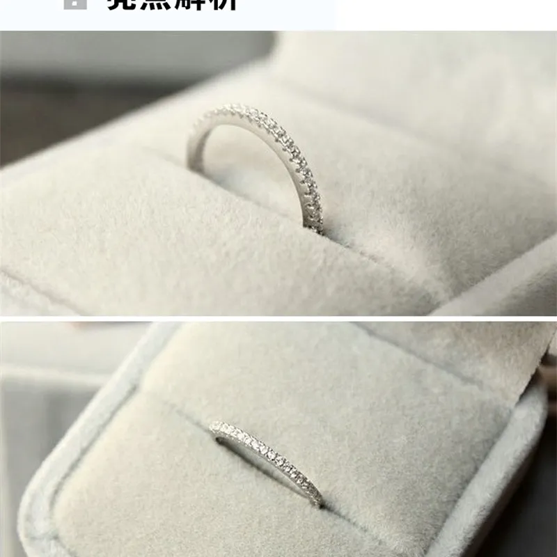 925 Серебряный цвет белый бриллиант кольцо для женщин Аниллос драгоценный камень Бизутерия Биджо Биджо.