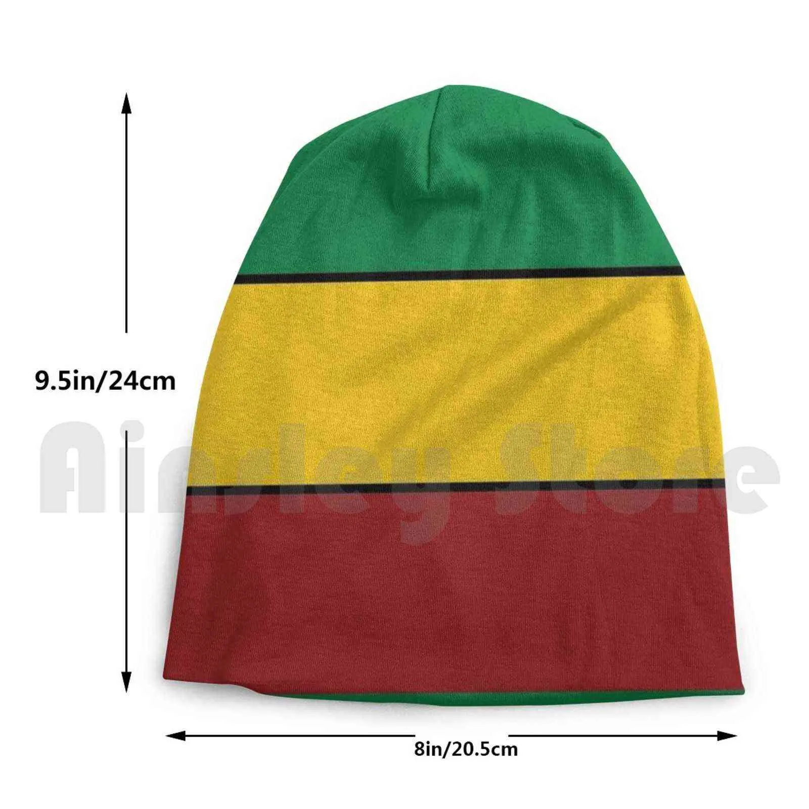 Rasta listras beanies pullover boné confortável rasta listras Rasta Jah leão tufo leão ordem reggae etiopia y21111