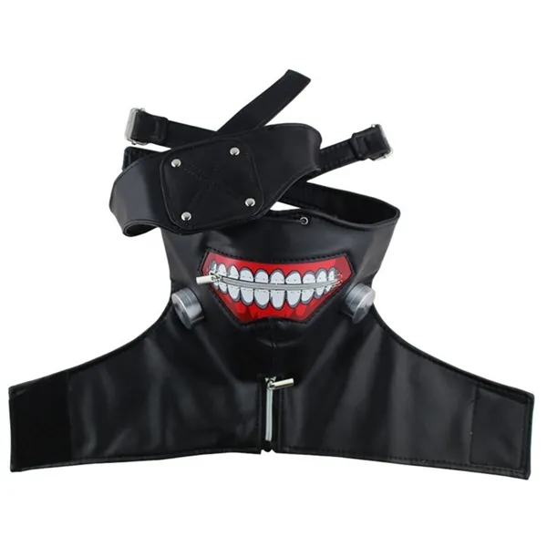 Anime Tokyo Ghoul Kaneki Ken Costumi Cosplay Maschera Maschere feste di Halloween Cosplay Y0804281S