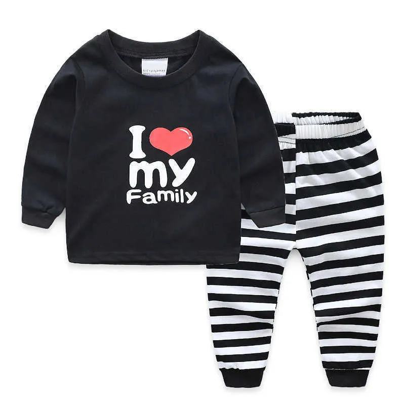 Ensembles de pyjamas de noël pour garçons Conjuntos De Menino Pijama Infantil Santa Pjs Gecelik Koszula Nocna Pyjamas ensemble de pyjama pour enfants 211018276F4886007