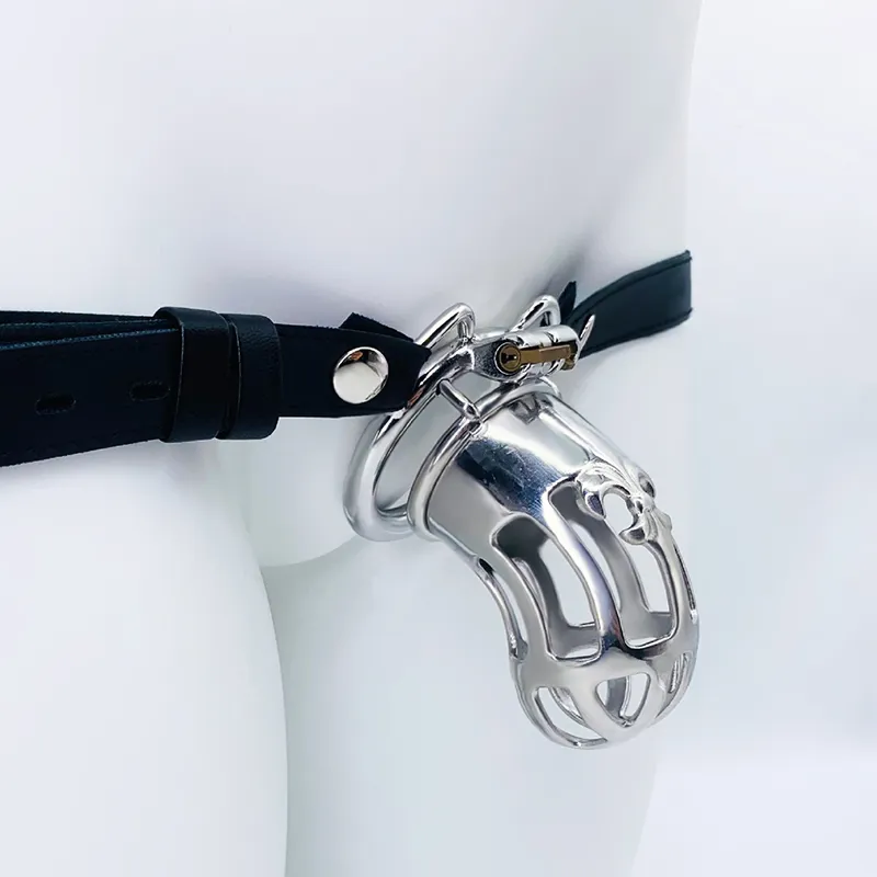 Massage FRRK86 Cock Cage Strap On Chastity Dispositif Ceinture Avec Anneau Rond Sex Toys Pour Hommes Porter À La Taille Pour Réduire La Charge Sur Le Pénis