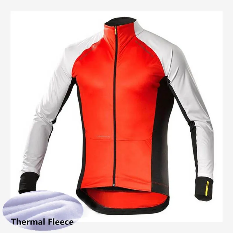 MAVIC Team Herren Winter-Thermo-Fleece-Radtrikot Langarm-Rennhemden MTB-Fahrradoberteile Fahrraduniform Outdoor Sportswea S21239l