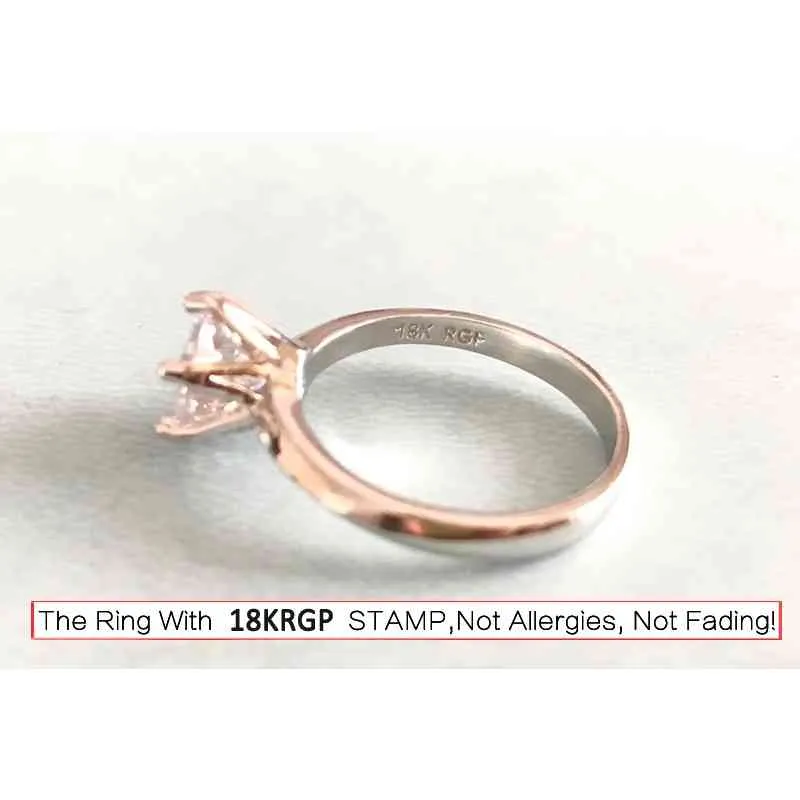 em uma perda com certificado original 18k ouro branco luxo 2 0ct laboratório diamante aliança de casamento feminino prata 925 anel lr168261x
