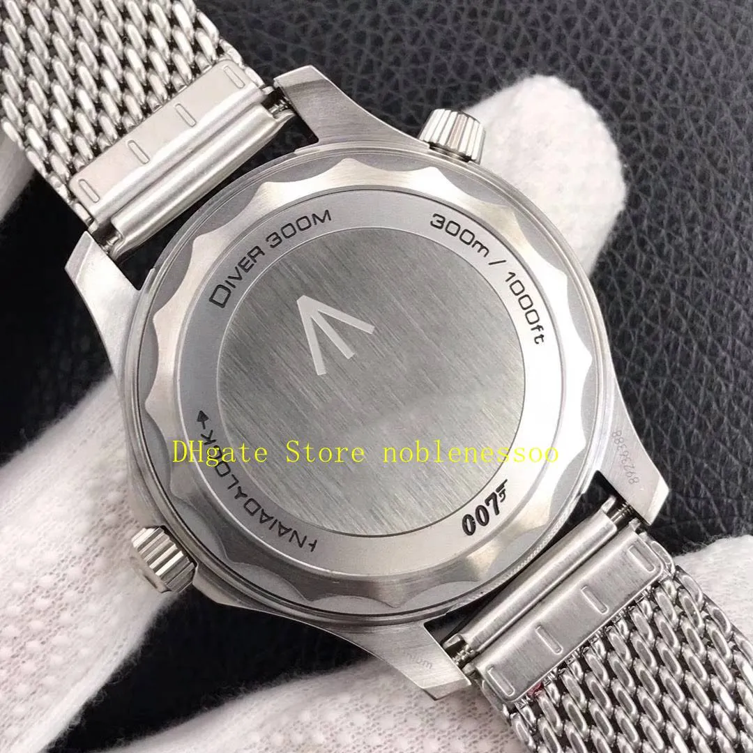 2 stijl Cal 8806 automatisch uurwerk horloge heren zwarte wijzerplaat 007 No Time To Die 42 mm titanium NAIAD LOCK sluiting Spectre staal Br3292