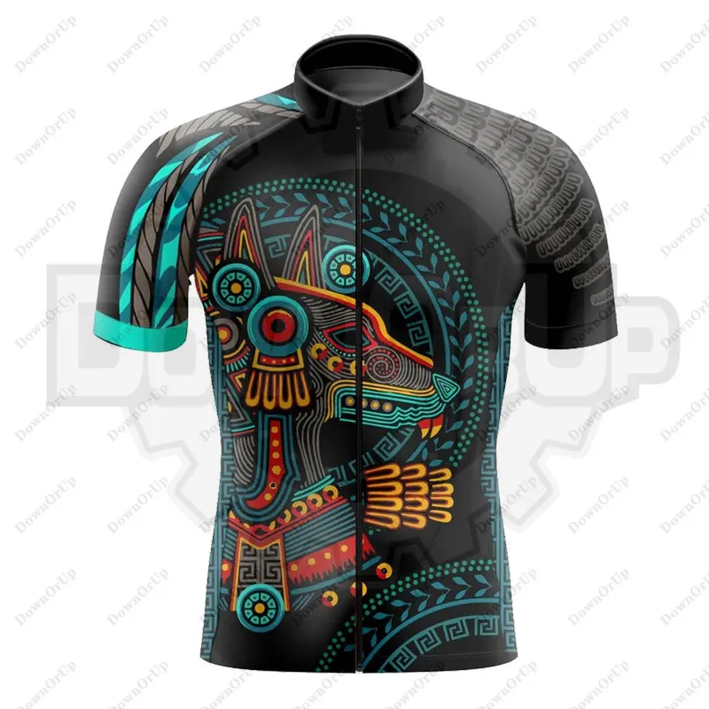 Mexico Men's Cycling Jersey Breathable Quick-Drying Maillot Ciclismo Hombre Cycling Equipment BIke Clothing Cycling Equipment 220301