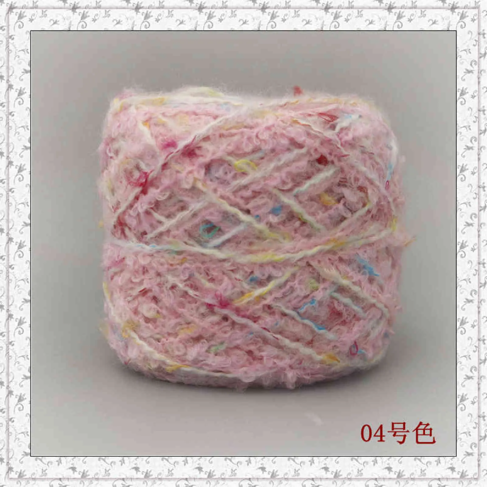 200g 5mm Mohair laine boucle fil fil dans l'épais doigté doux bébé veste fil peau pâte velours cachemire fil à tricoter t4 Y211129