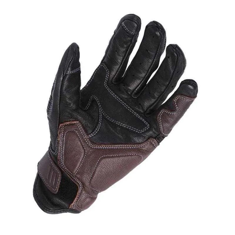 Komine GK-217 gants de moto en cuir véritable écran tactile moto gants de course de vélo gants respirants résistants à l'usure H1022