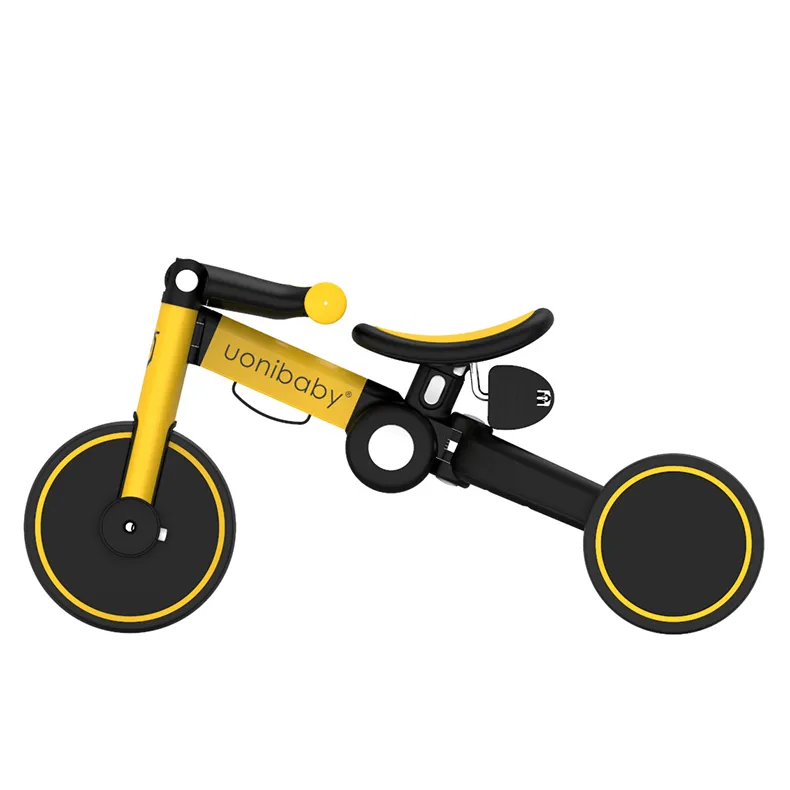 Originale Uonibaby 4 IN 1 Bambino Triciclo Passeggino Bambini Pedale Triciclo Due Ruote Equilibrio Bike Scooter Trolley 1-6 Anni