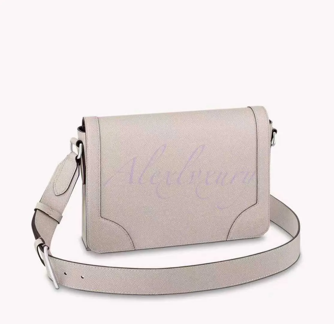 Mężczyźni nowe klapy Messenger Torby M30807 M30813 M30808 TAIGE Tepossed Skórzanie 3 Kolory Czarny beżowy szary Classic Tekscase Clutch Pur238l