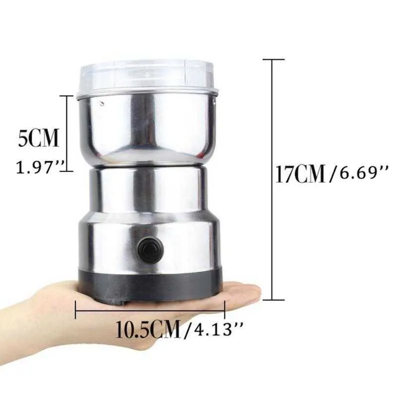 220V 50-400 мл кофемолка электрический мини-бобы гайка многофункциональный домашний станок кухонный инструмент 210609