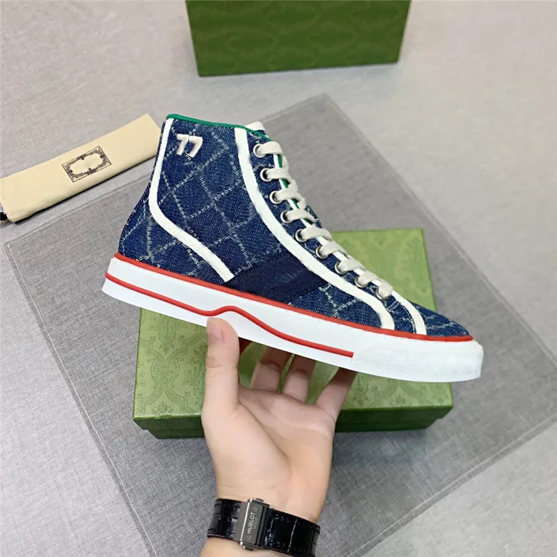 Designer Luxury Casual Shoes Tennis 1977 Print Sneaker Espadrilles Women Men Sneakers Triple s Canvas Printed With Original Box