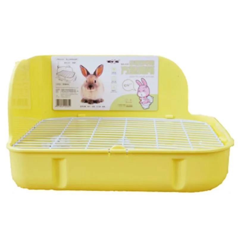 Zwierzęta królika toaleta kwadratowa patelnia z łóżkiem nocnikowa ściółka kuwewa