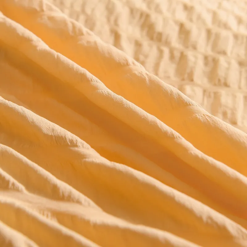 ソリッドカラーセバーダッカー寝具セットシンプルな白い黄色い布団カバー200x200キングシングルダブルクイーンソフトベッドクロスなしベッドシート