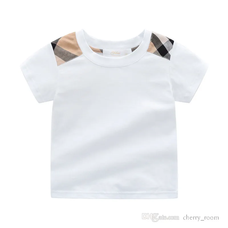 T-shirt de créateur de coton pour garçons d'été