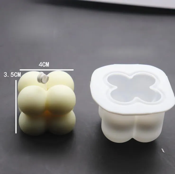 Stampo candele in silicone irregolare 3D Forniture stampi in resina fatti a mano fai-da-te