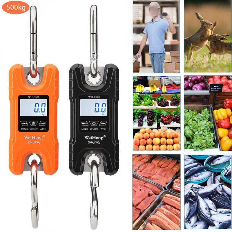 Bilancia gru Peso 300 kg 150 kg/50 g 200 kg/100 g 500 kg/100 g Bilancia carichi pesanti con gancio sospeso Digitale portatile in acciaio inossidabile con sconto del 40% 210927