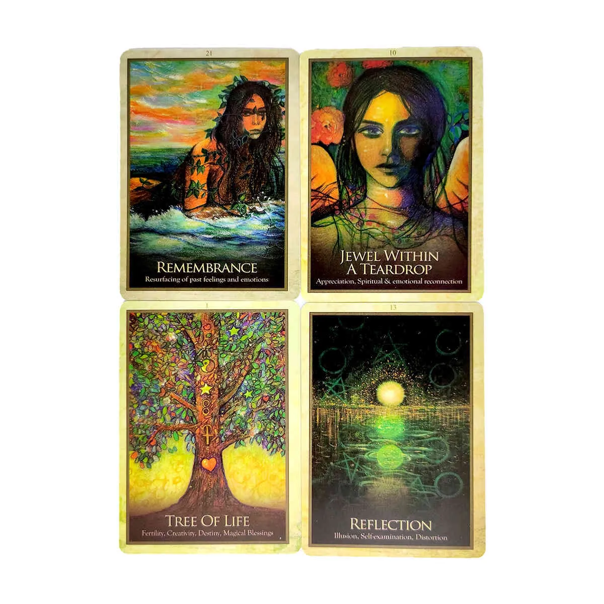 La carte oracle Gaia cartes Tarot guidage mystique Divination divertissement Partys jeu de société prend en charge en gros 45 feuilles/boîte