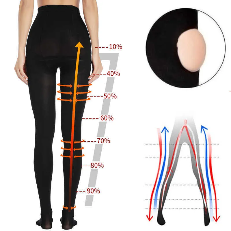 Shaperewear анти целлюлит сжатия леггинсы Высокая талия нога формируйте женщин животик для похудения оболочки корпуса корпус бедра тонкие брюки
