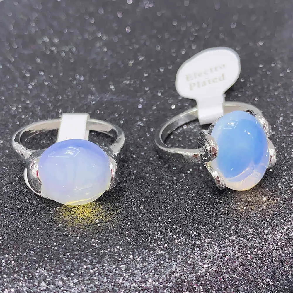 Ganze 2021 Natürliche Opal Stein Mode Schmuck für Frauen Männer Ring Set Böhmischen Knuckle Finger Ringe